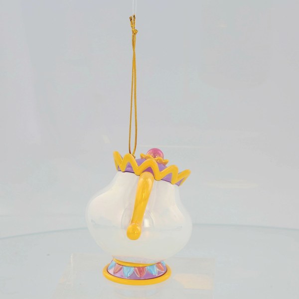 Ornamento in PVC iridescente della signora Potts - DISNEY DEPARTMENT 56