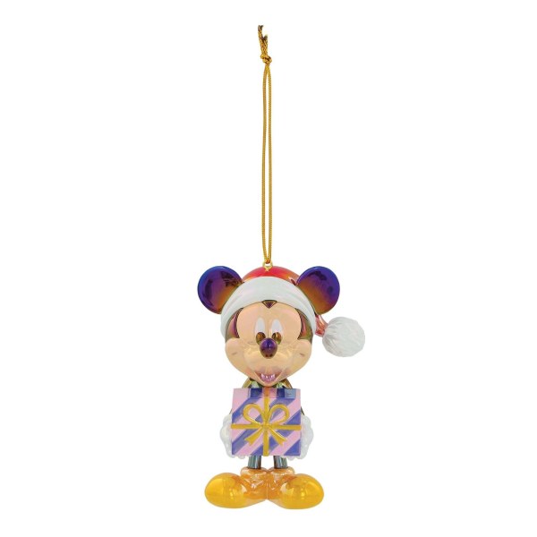 ORNAMENTO IN PVC IRIDESCENTE TOPOLINO DI NATALE - DISNEY DEPARTMENT 56