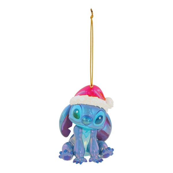 ORNAMENTO IN PVC IRIDESCENTE STITCH DI NATALE - DISNEY DEPARTMENT 56