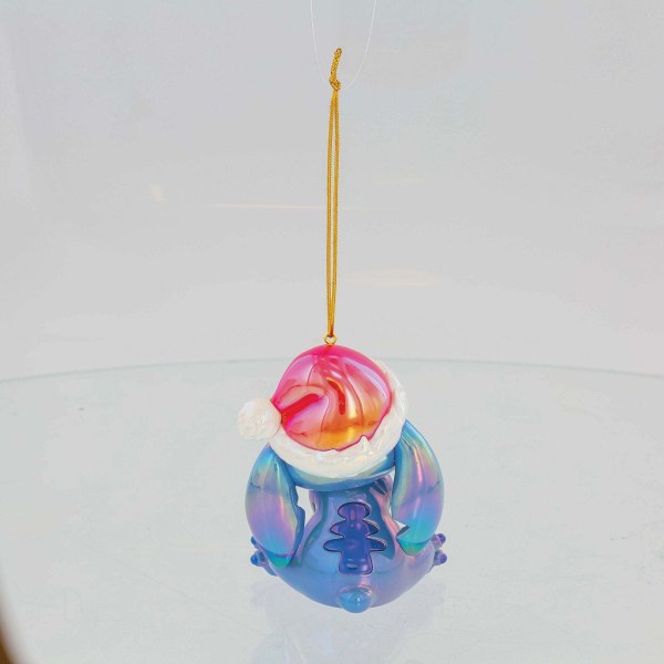 ORNAMENTO IN PVC IRIDESCENTE STITCH DI NATALE - DISNEY DEPARTMENT 56