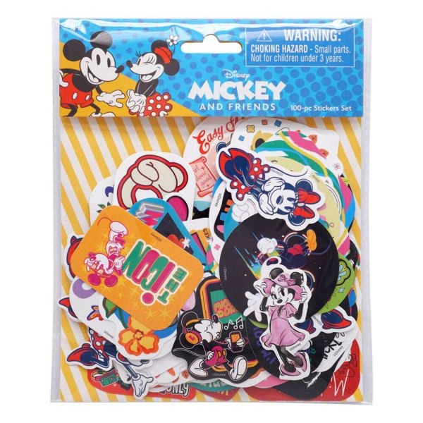 Confezione Disney da 100 adesivi di Topolino e Minnie