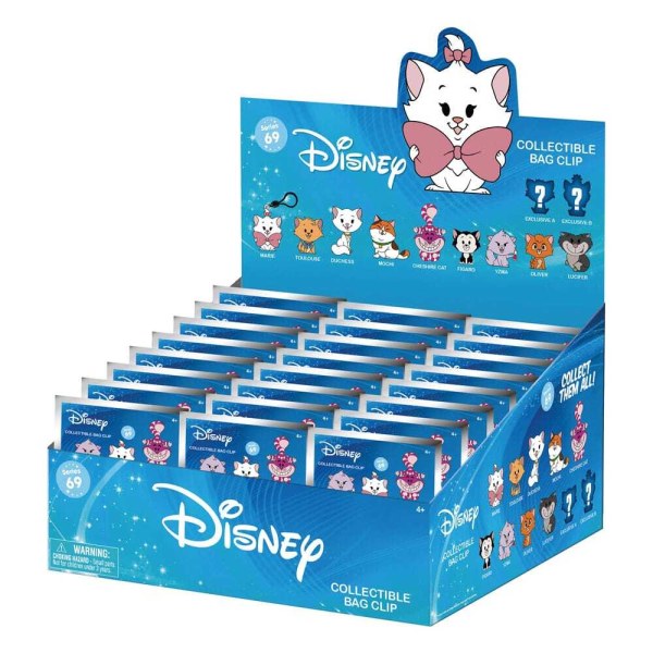 Portachiavi 3D Cats Serie 69, bustina a sorpresa - Disney