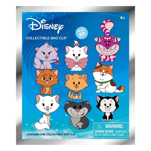 Portachiavi 3D Cats Serie 69, bustina a sorpresa - Disney
