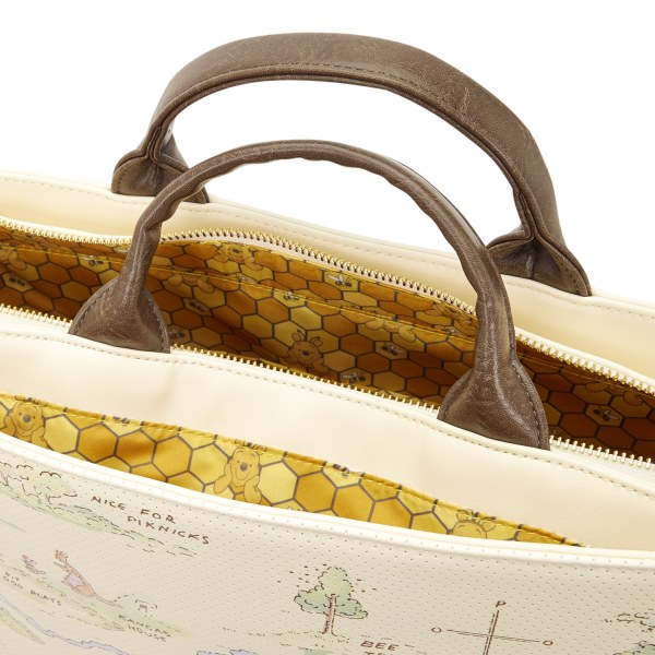 Borsa Tote Winnie the Pooh con l'immagine del Bosco dei Cento Acri - Disney Loungefly