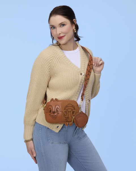 Sac Bandoulière in velluto a coste con portamonete di Cip e Ciop - Disney Loungefly