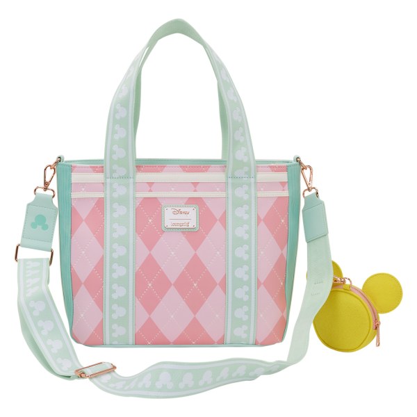 Borsa Tote da tennis con portamonete Topolino e amici - Disney Loungefly