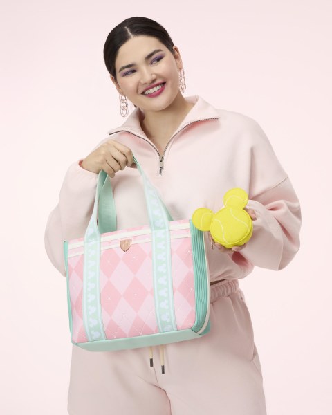 Borsa Tote da tennis con portamonete Topolino e amici - Disney Loungefly