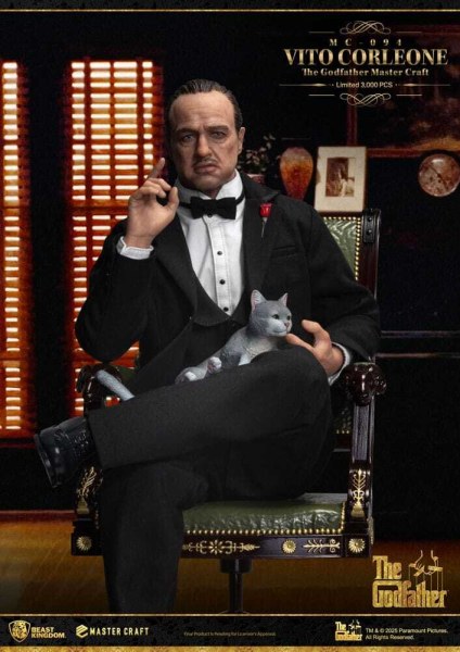 Statuetta Master Craft di Vito Corleone de Il Padrino, 31 cm