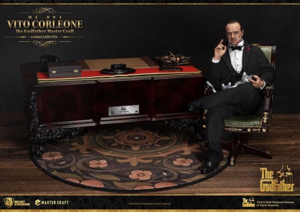 Statuetta Master Craft di Vito Corleone de Il Padrino, 31 cm
