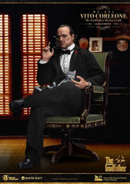 Statuetta Master Craft di Vito Corleone de Il Padrino, 31 cm