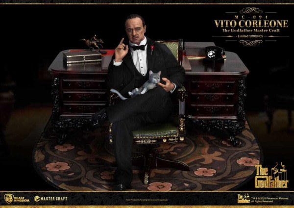 Statuetta Master Craft di Vito Corleone de Il Padrino, 31 cm