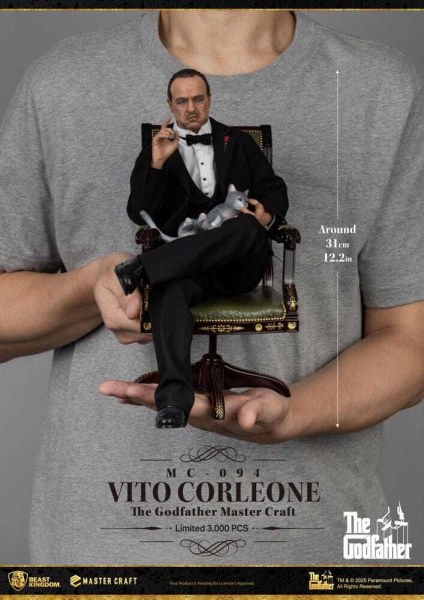 Statuetta Master Craft di Vito Corleone de Il Padrino, 31 cm