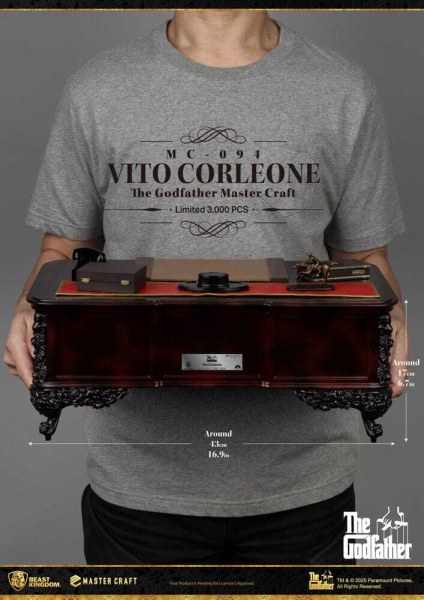 Statuetta Master Craft di Vito Corleone de Il Padrino, 31 cm