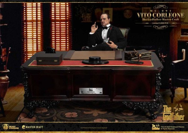 Statuetta Master Craft di Vito Corleone de Il Padrino, 31 cm