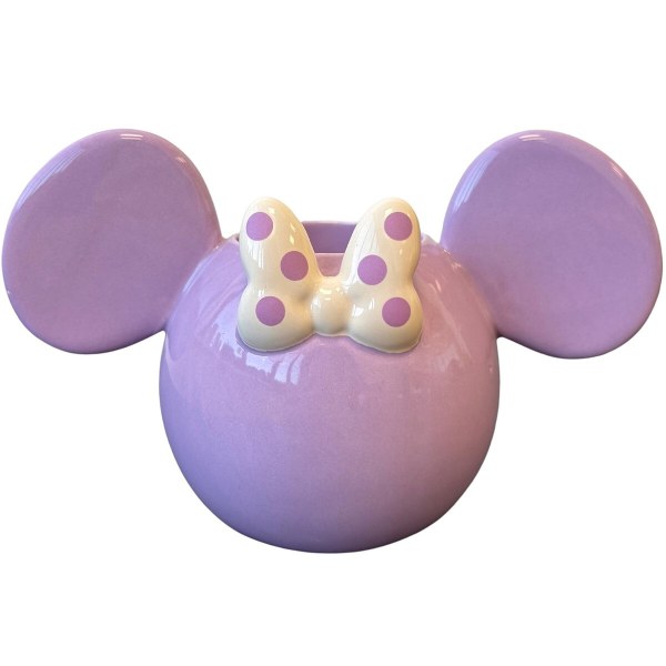 Vaso di fiori 3D Minnie viola 5 cm – Disney