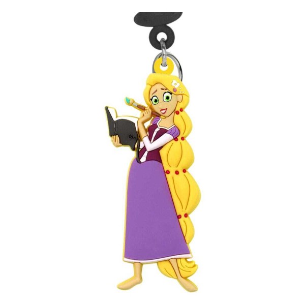 Portachiavi per zaino in PVC morbido al tatto Rapunzel - Disney Principesse