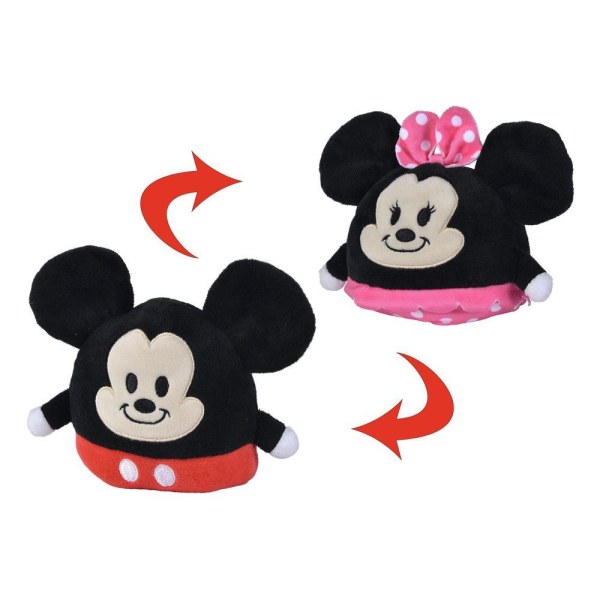 Peluche reversibile Topolino/Minnie 8 cm - Disney