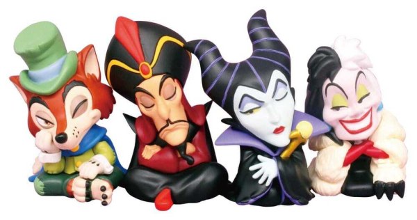 Figurina Cattivi Twinchees Lil' Sleeper in bustina a sorpresa, 5 cm - Disney Villains