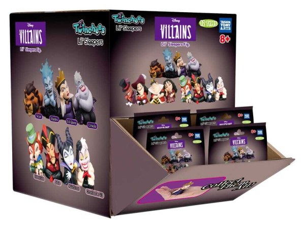 Figurina Cattivi Twinchees Lil' Sleeper in bustina a sorpresa, 5 cm - Disney Villains
