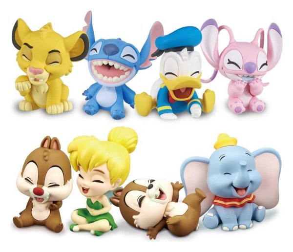 Statuetta a sorpresa Twinchees che ride, 5 cm - Disney