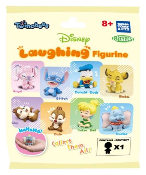 Statuetta a sorpresa Twinchees che ride, 5 cm - Disney