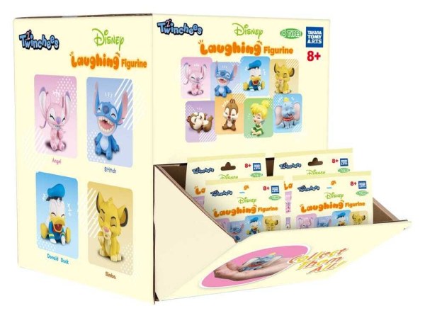 Statuetta a sorpresa Twinchees che ride, 5 cm - Disney