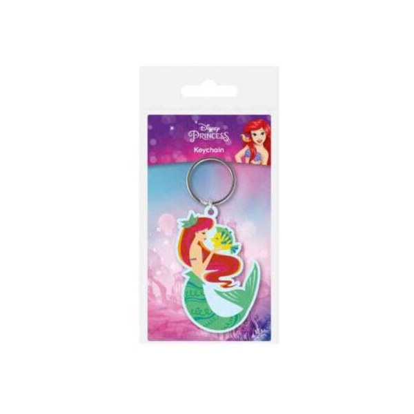 Portachiavi in ​​gomma di Ariel, 6 cm - Disney La Sirenetta