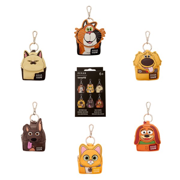 Portachiavi mini zainetto misterioso con cani e gatti - Disney-Pixar Loungefly