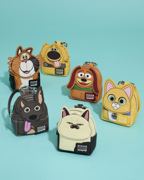Portachiavi mini zainetto misterioso con cani e gatti - Disney-Pixar Loungefly