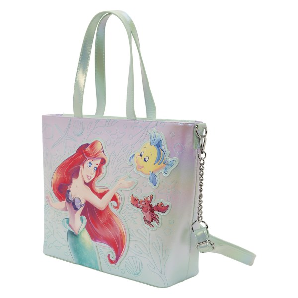 Borsa Tote con portamonete Ariel e Flounder - Disney Loungefly La Sirenetta