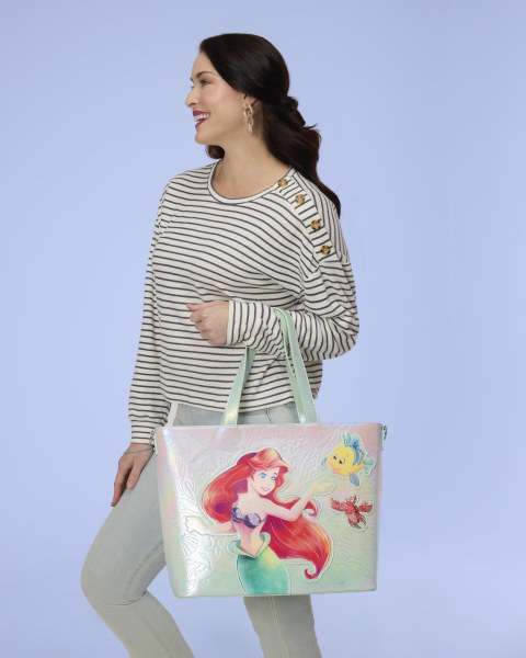 Borsa Tote con portamonete Ariel e Flounder - Disney Loungefly La Sirenetta
