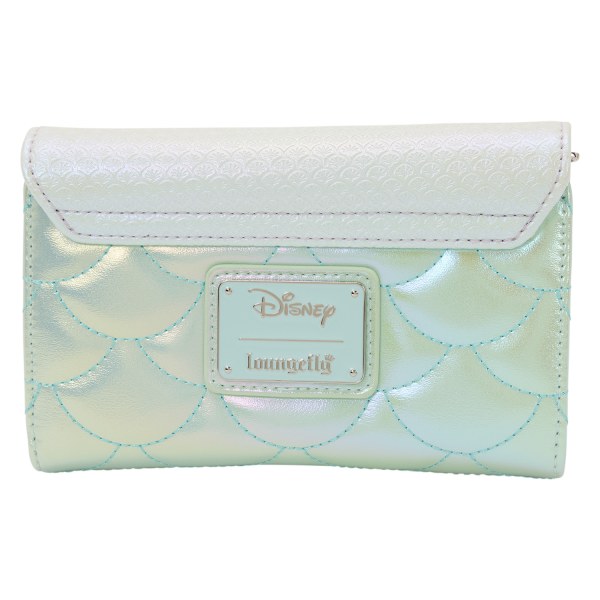 Portafoglio con patta iridescente color perla - Disney Loungefly La Sirenetta