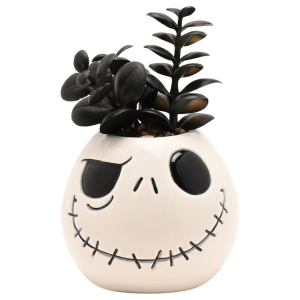 Vaso da fiori Disney Nightmare Before Christmas con Jack e pianta finta
