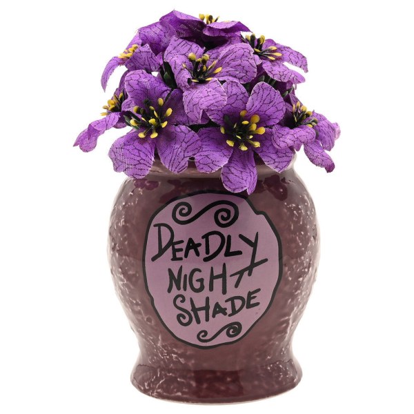 Vaso da fiori Disney Nightmare Before Christmas Deadly Bellary con pianta finta