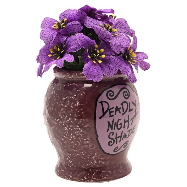 Vaso da fiori Disney Nightmare Before Christmas Deadly Bellary con pianta finta