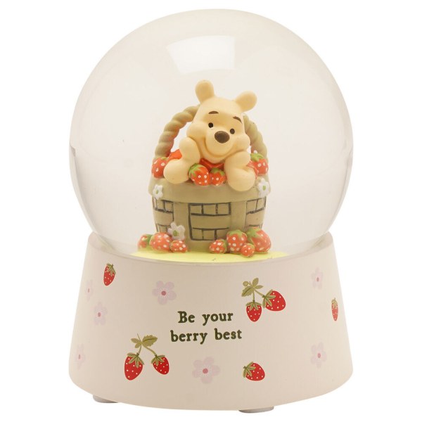 Globo di neve Winnie con fragole - Disney Winnie the Pooh