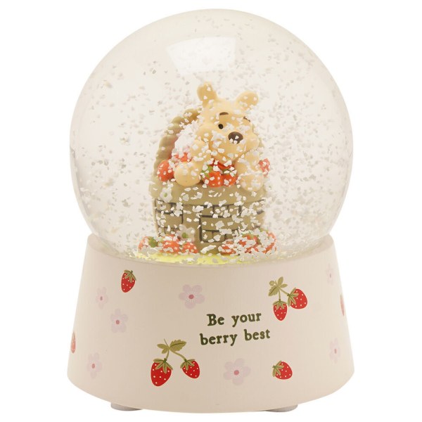 Globo di neve Winnie con fragole - Disney Winnie the Pooh