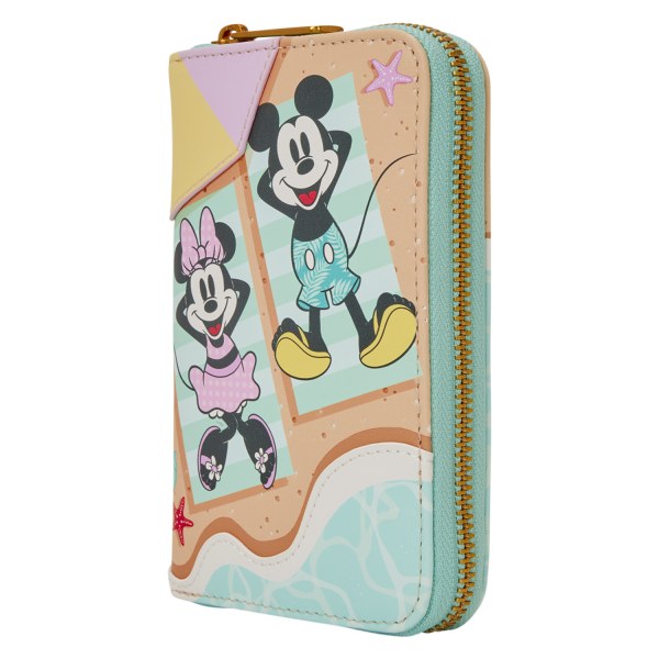Portafoglio Topolino e Minnie divertimento da spiaggia - Disney Loungefly