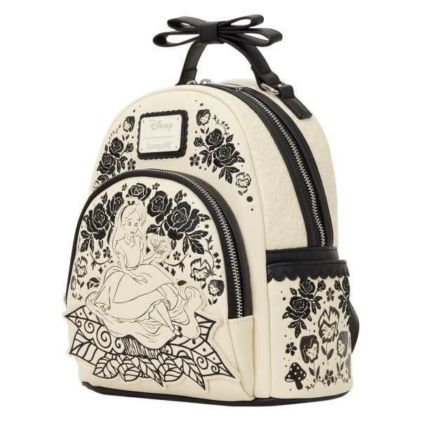 Mini zaino con ricamo floreale Alice nel Paese delle Meraviglie - Disney Loungefly
