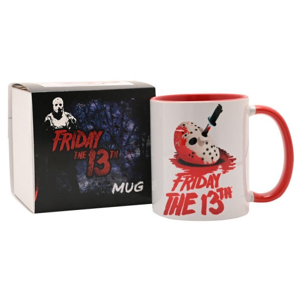 tazza da 325 ml con maschera di Jason per venerdì 13.