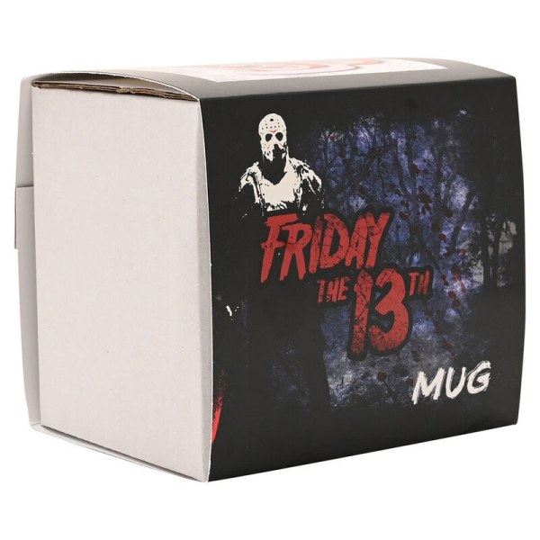 tazza da 325 ml con maschera di Jason per venerdì 13.