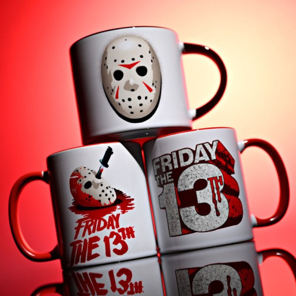 tazza da 325 ml con maschera di Jason per venerdì 13.