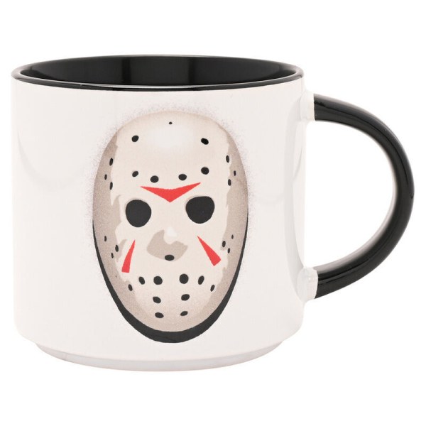 tazza da 400 ml con maschera di Jason per venerdì 13.