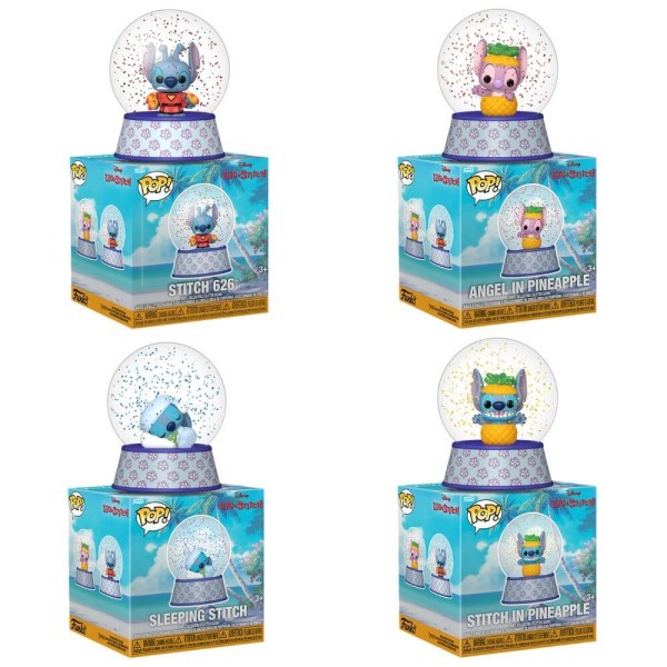 POP! assortito di mini figure misteriose con globo di neve Disney Stitch