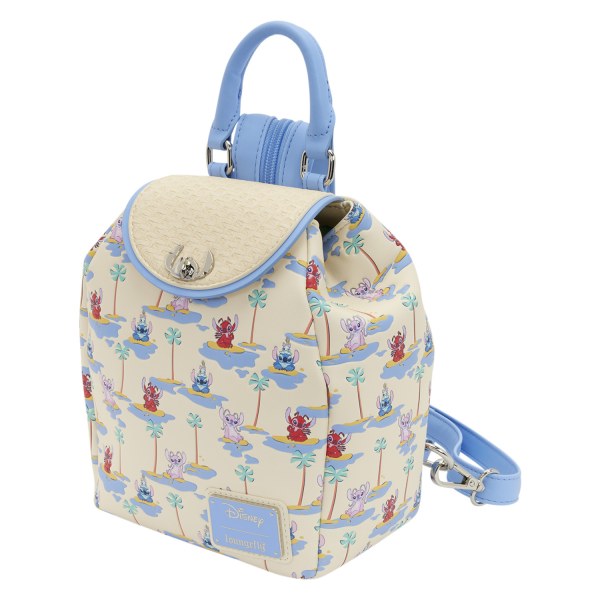 Zainetto mini Stitch, Angelo e Leroy - Disney Loungefly Lilo & Stitch