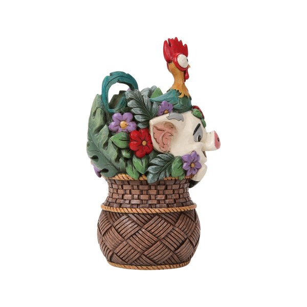 Pua e Hei Hei Cesto di fiori Moana - Disney Traditions