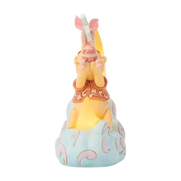 Winnie the Pooh e Pimpi sulla luna a LED - Disney Traditions