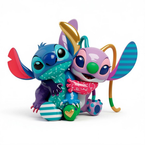 Stitch e Angel amore - Disney Britto