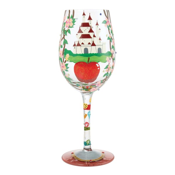 "LA VITA È UNA FIABA" BICCHIERE DA VINO BIANCANEVE - DISNEY LOLITA
