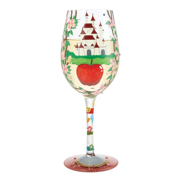 "LA VITA È UNA FIABA" BICCHIERE DA VINO BIANCANEVE - DISNEY LOLITA